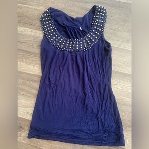 Unknown brand, women’s blue dress shirt